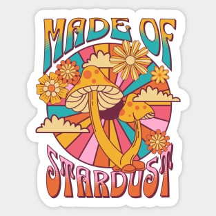 Made of stardust Sticker